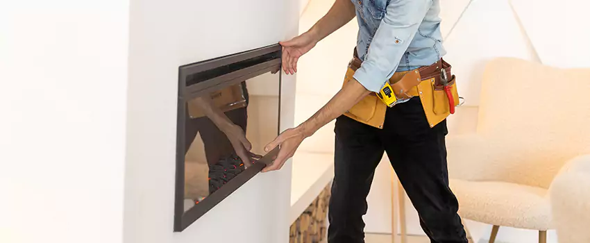 Metal Fireplace Installation in Garner, North Carolina