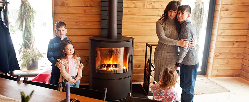 Morso Cast Iron Fireplace Insert Installation in Garner, North Carolina