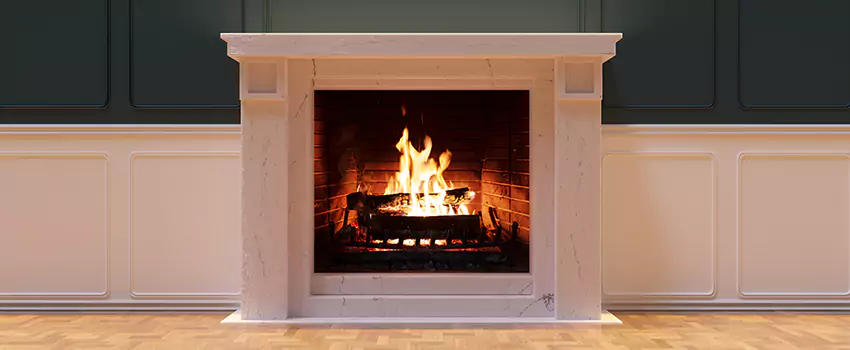 Open Flame Wood-Burning Fireplace Installation Services in Garner, North Carolina