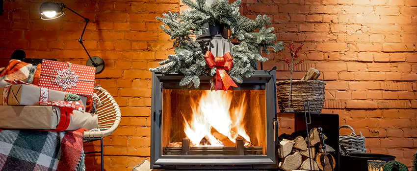 Travis Industries Linear Gas Fireplace Installation in Garner, North Carolina